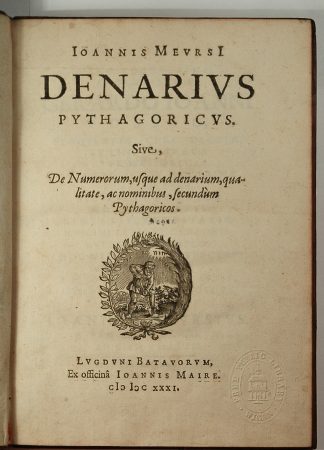 MEURSIUS, Johannes
