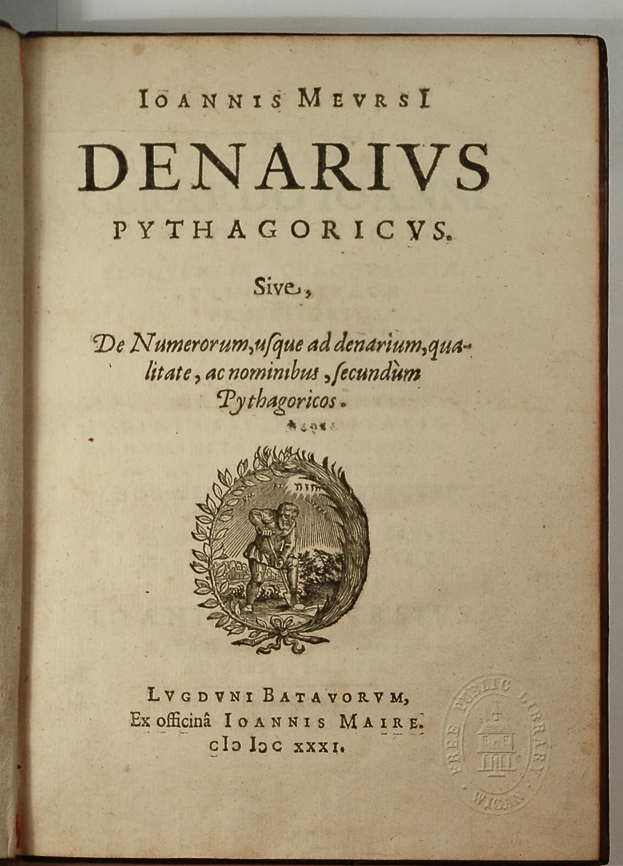 MEURSIUS, Johannes