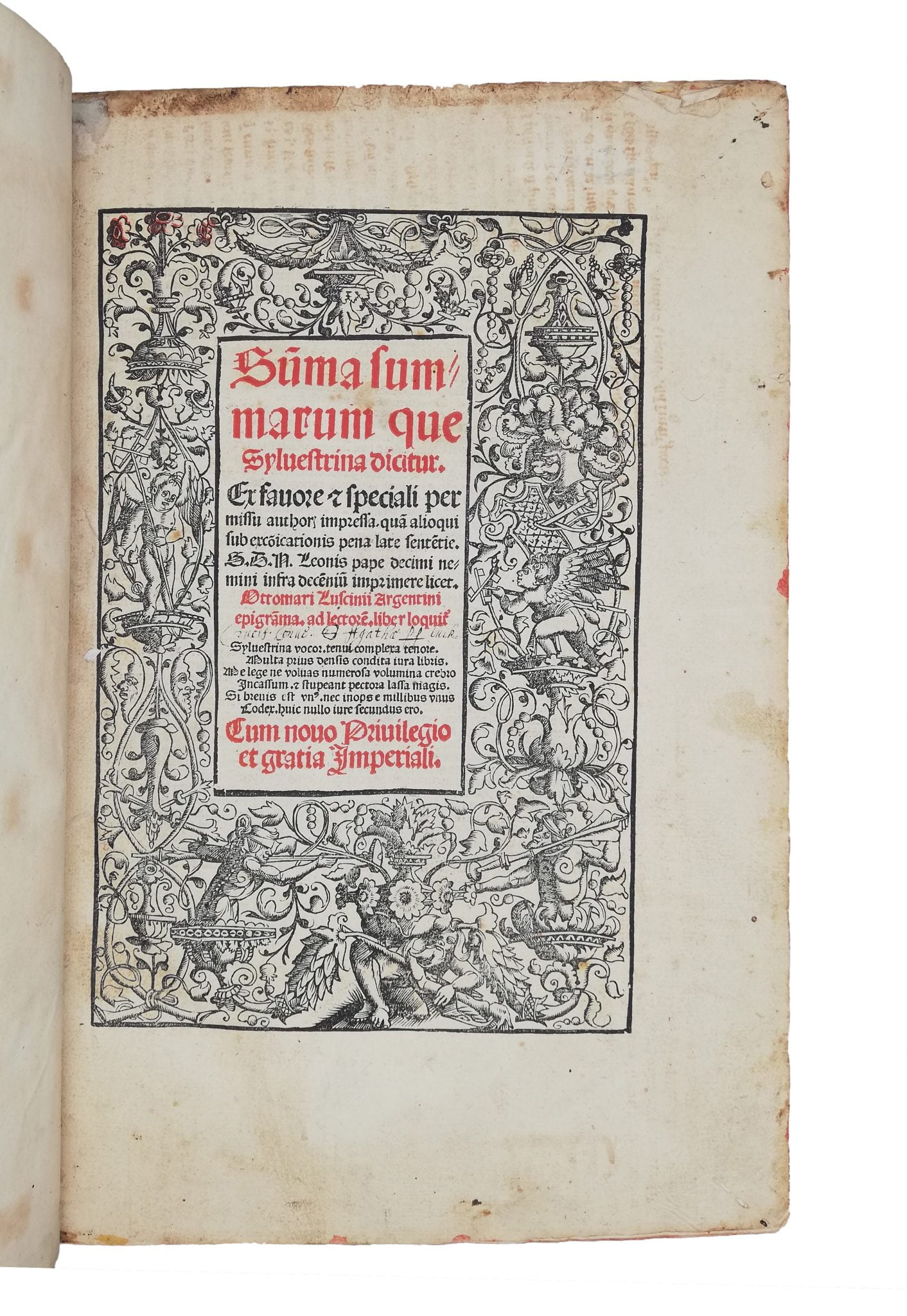 MAZZOLINI DA PRIEIRO, Silvestro. Sokol Books