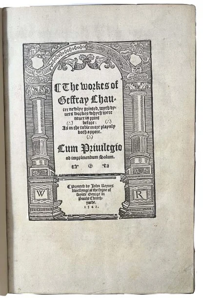 CHAUCER, Geoffrey.