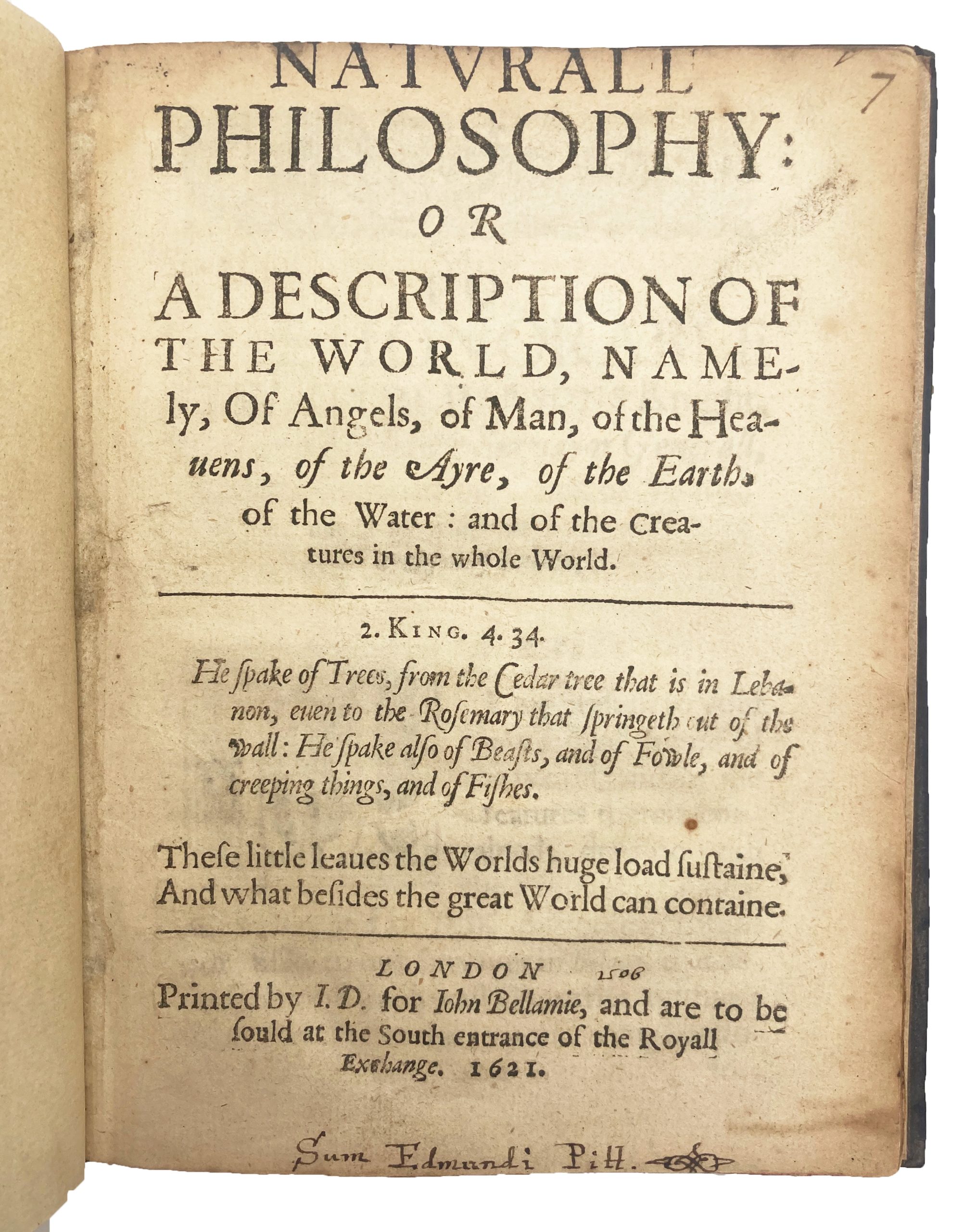 SCRIBONIUS, Wilhelm Adolf; WIDDOWES, Daniel, ed.
