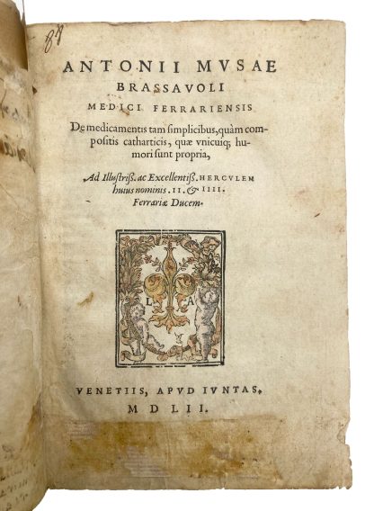 BRASAVOLA, Antonio Musa.