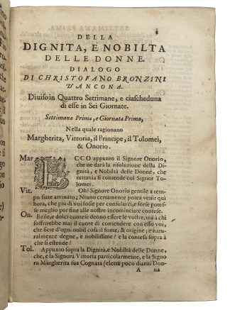 BRONZINI, Cristofano.
