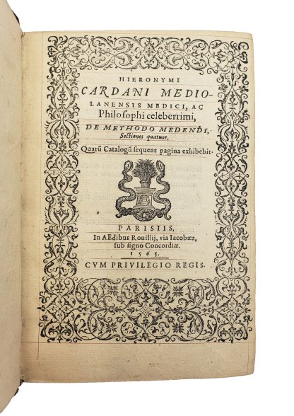 CARDANO, Gerolamo [with] CARDANO