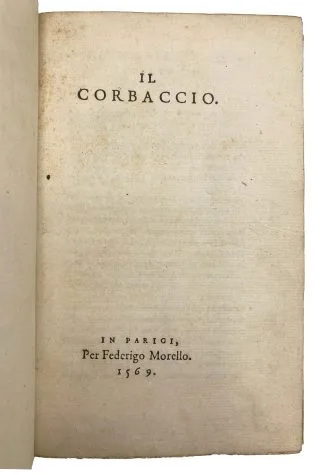 BOCCACCIO, Giovanni.