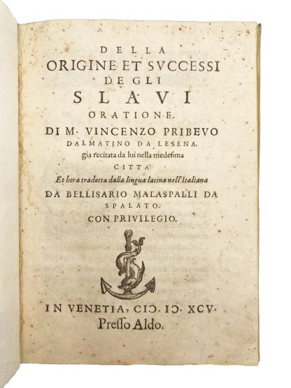 PRIBOJEVIĆ, Vinko. [with] MELLINI, Guido.